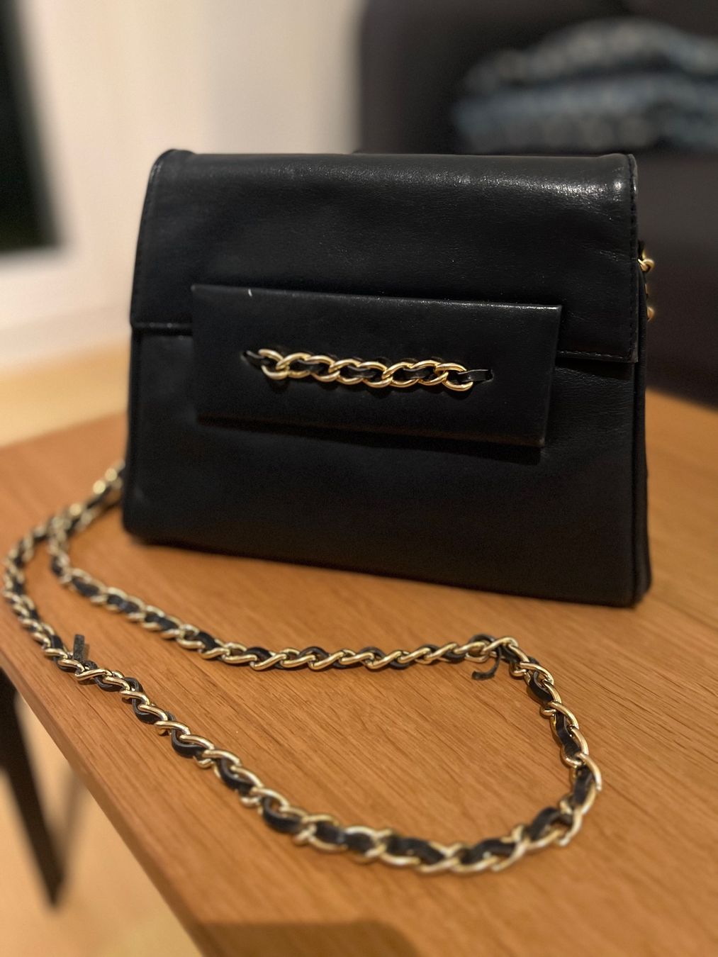 Borse da donna: *Vintage Lederhandtasche Navy* – Usato da Zürich venduto da prima.01
