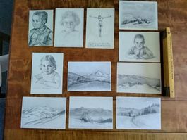 Künstlerkarten Hans Zeller KunstmalerTeufen