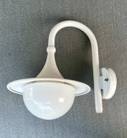 Retro Aussenlampe weiss