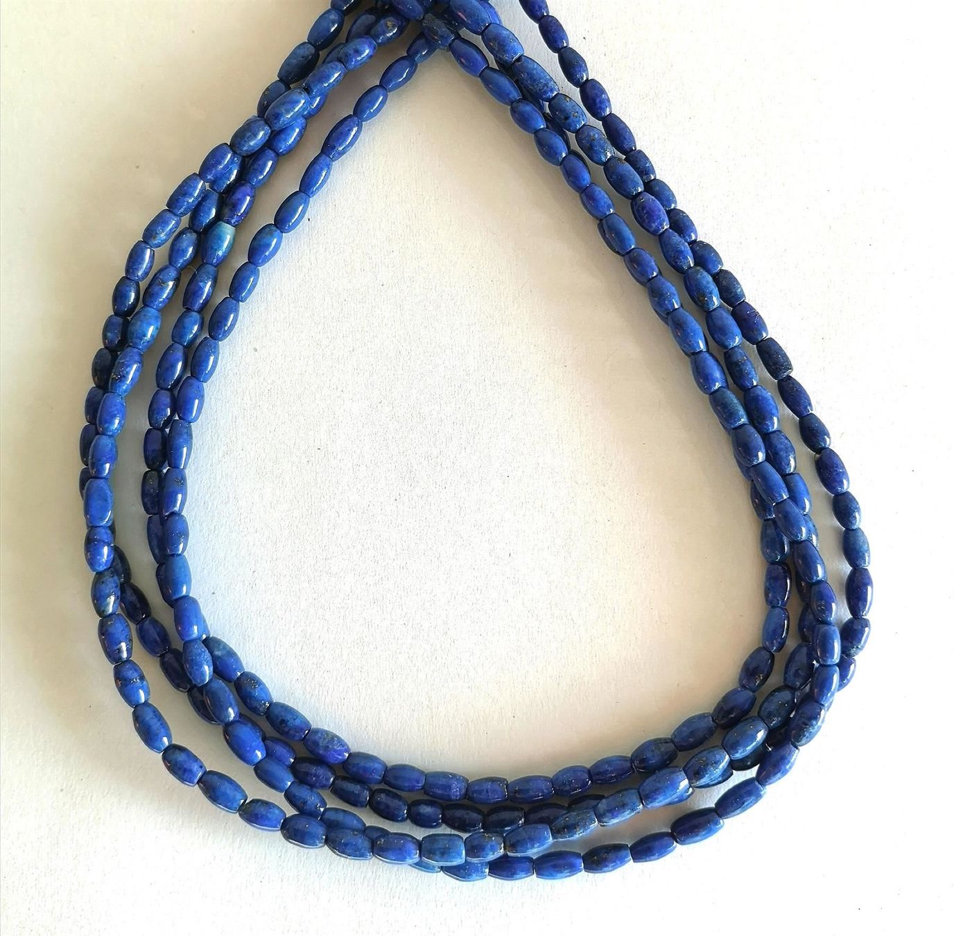 Pietre preziose: Lapis Lazuli, Fässchen 6x3mm, Strang – Nuovo e nell'imballaggio originale da Rümlang venduto da 21f