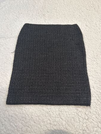 Minirock Sexy Stretch Glänzend Schwarz Figurbetont S/M NEU