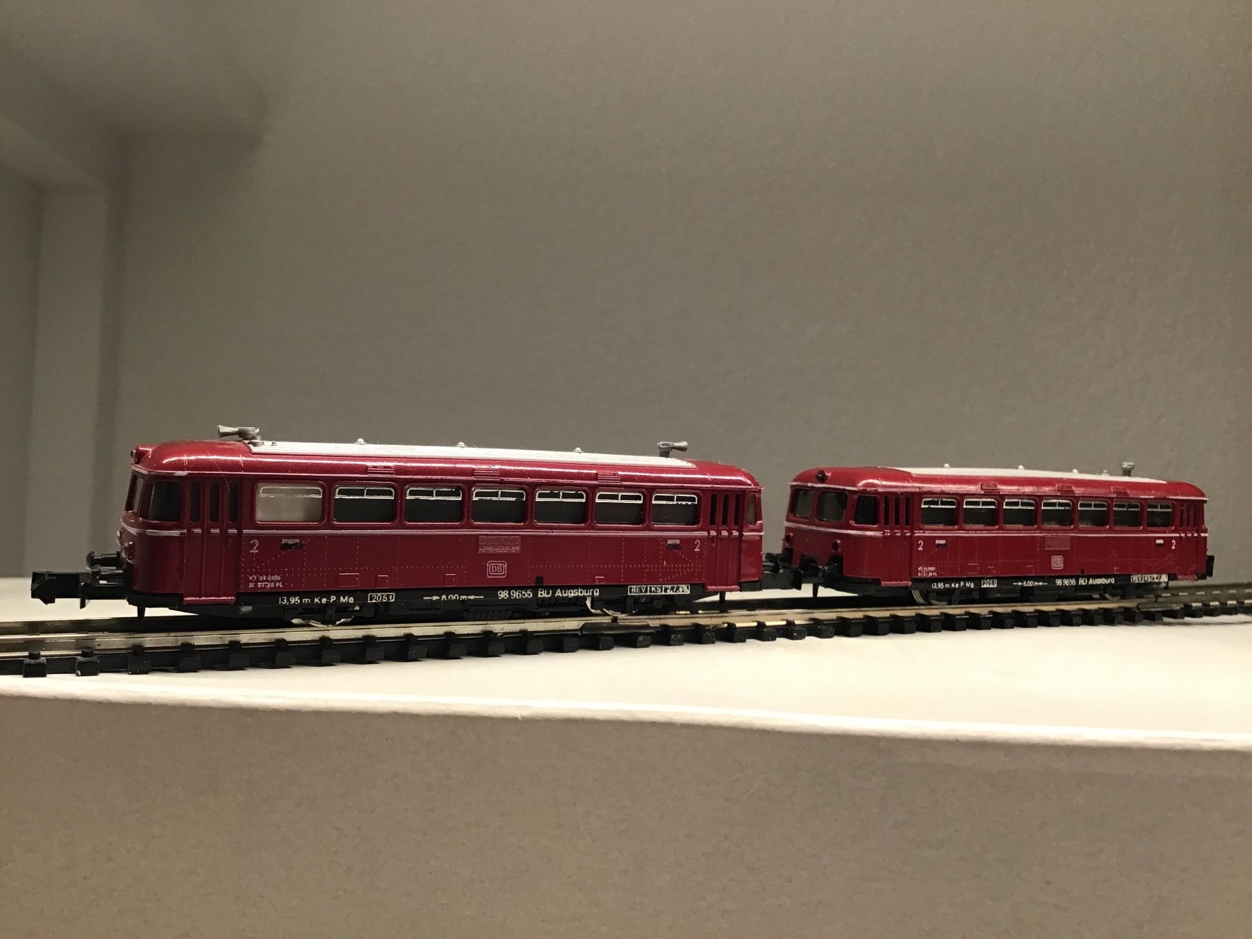 Arnold Modellini di ferrovie: Arnold N Triebwagen, DB, roT – Usato da Männedorf venduto da Modellbau-wyss