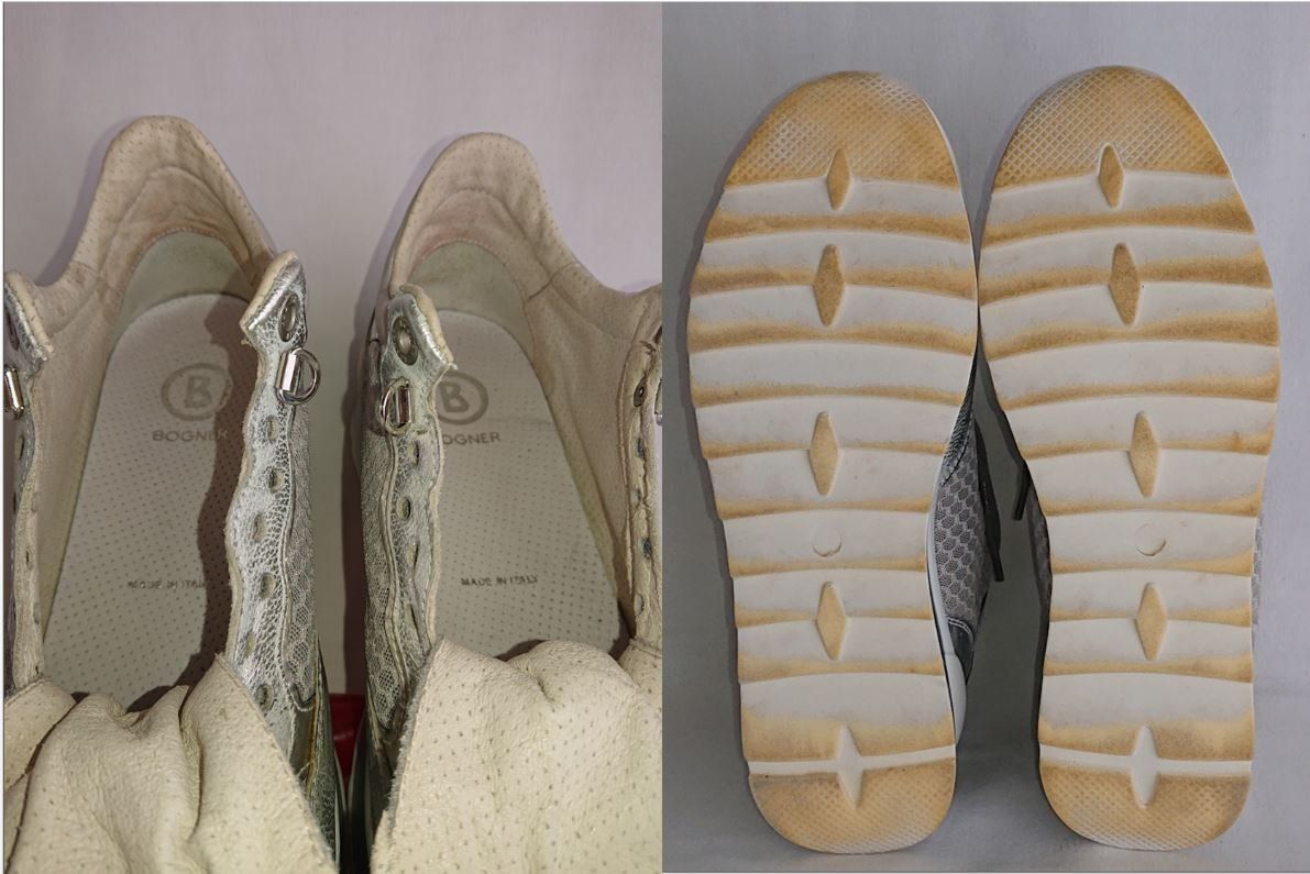 Bogner Scarpe da donna: Sneaker Low - BOGNER - 37 - Leder - silber/weiss/grau – Usato da Thusis venduto da drd_zy9w 8