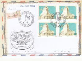 SBK 1155 im 4er-Block FDC