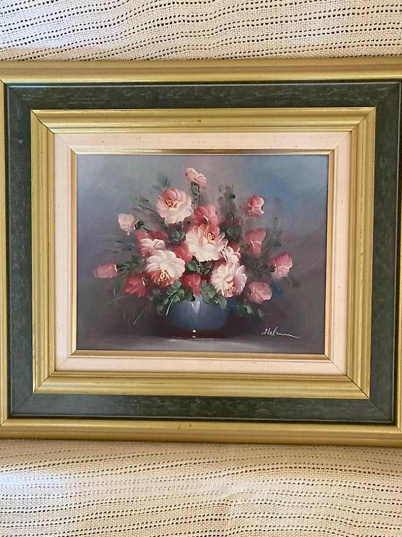 Dipinti: Tableau nature morte vase fleurs – Usato da Versoix venduto da jen_k2qv