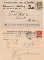 10 verschieden antike Postkarten