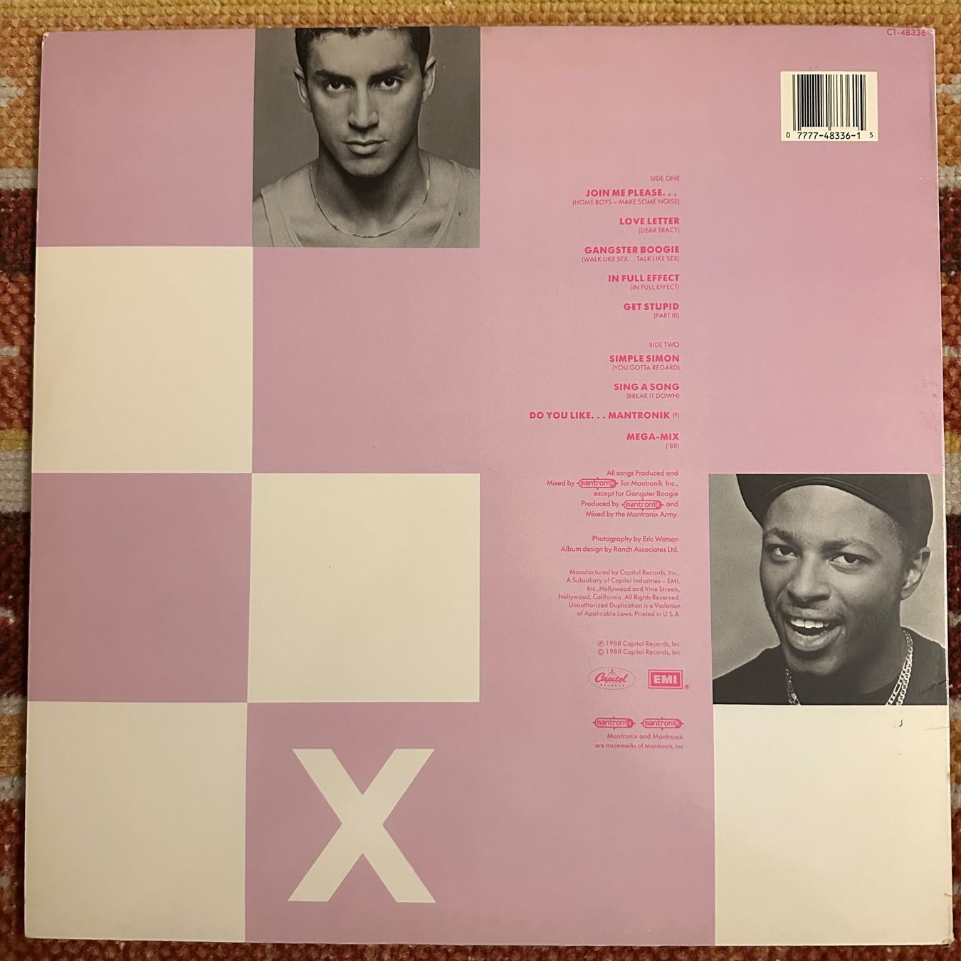 Dischi in vinile: LP - Mantronix - In Full Effect – Usato da Breganzona venduto da Onairda75 1