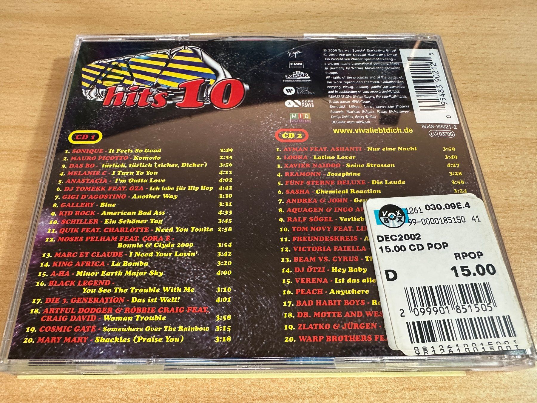 CD: A4 Various – Viva Hits 10 - 2 CD – Usato da Rikon im Tösstal venduto da Alpenmutz 1