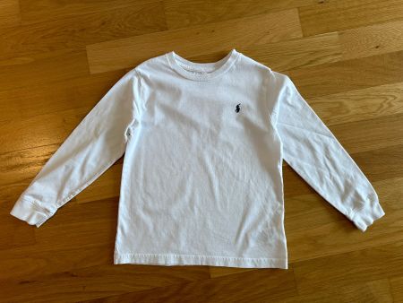 Ralph Lauren Long Sleeve TShirt White Size 6, 120