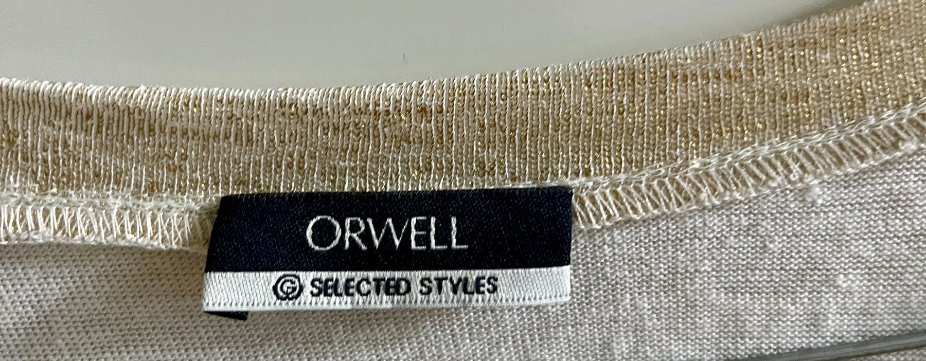 Top: Orwell, Top, gold, Spitzen – Usato da Bern venduto da cubus01 2