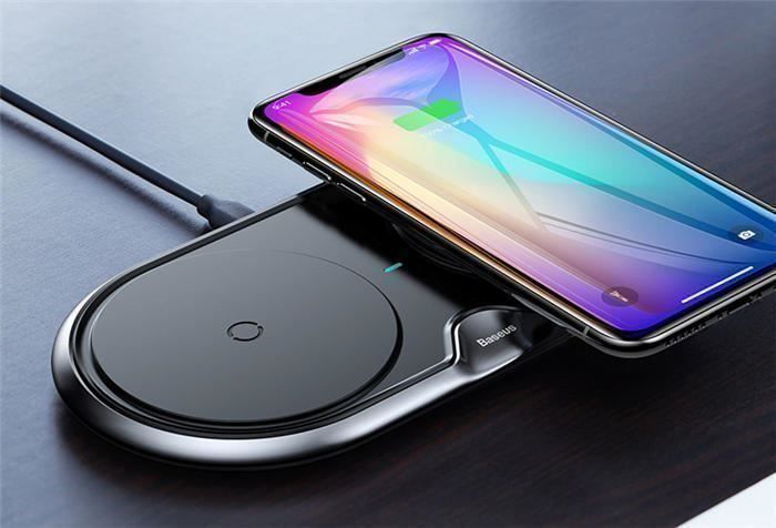 Baseus Ladegeräte: Qi double chargeur induction iphone 15/14/13 pro max – Neu und originalverpackt aus Morges von DigiAC 1