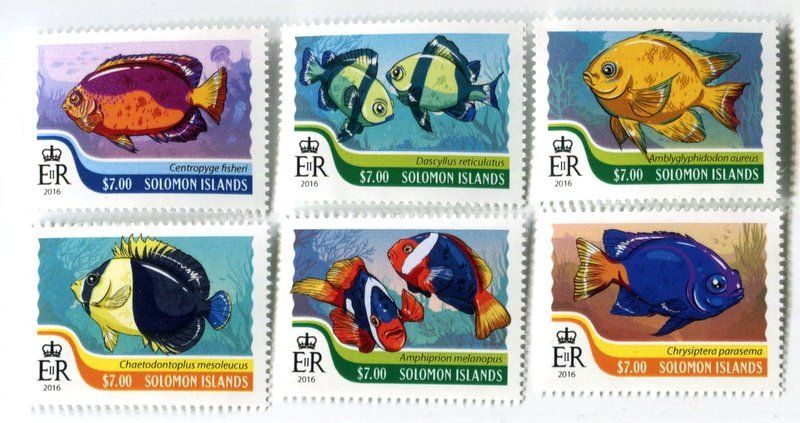 Alle Briefmarken: Briefmarken "Fische". Salomonen – Neu und originalverpackt aus Basel von Butsch5