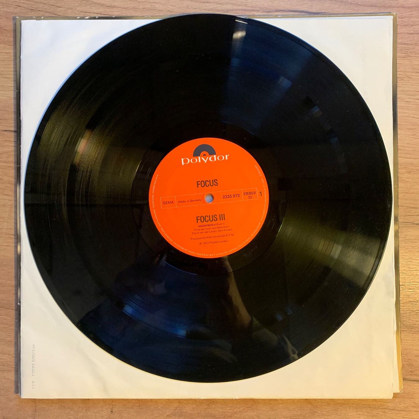 Dischi in vinile: FOCUS - FOCUS 3...OG GER 1972...VG+/VG+ – Usato da Gals venduto da Diskopatshop 4
