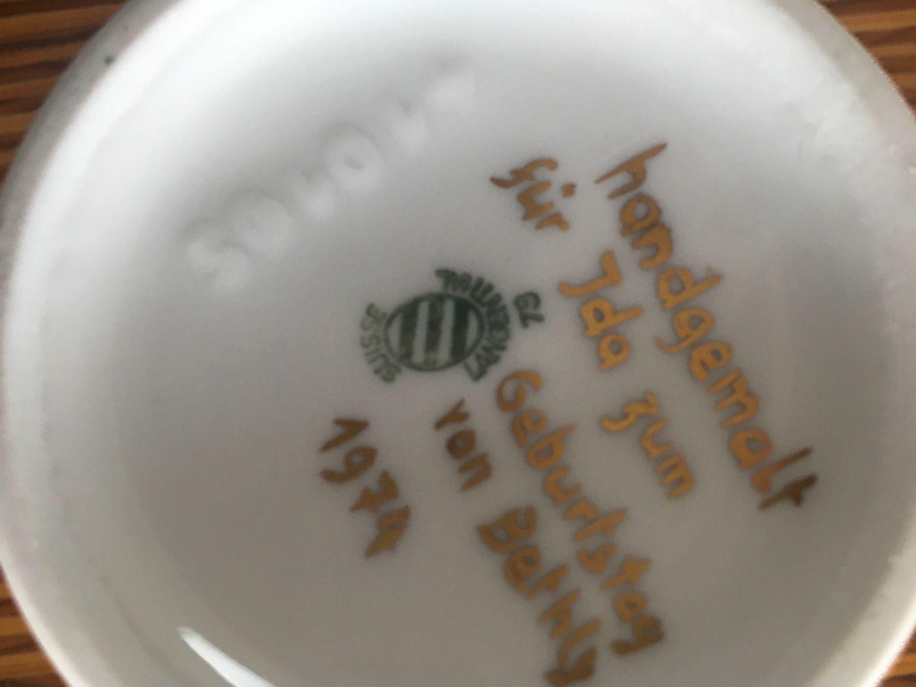Ciotole: Langenthal Portionenschüssel handbemalt – Usato da Basel venduto da citystore 5
