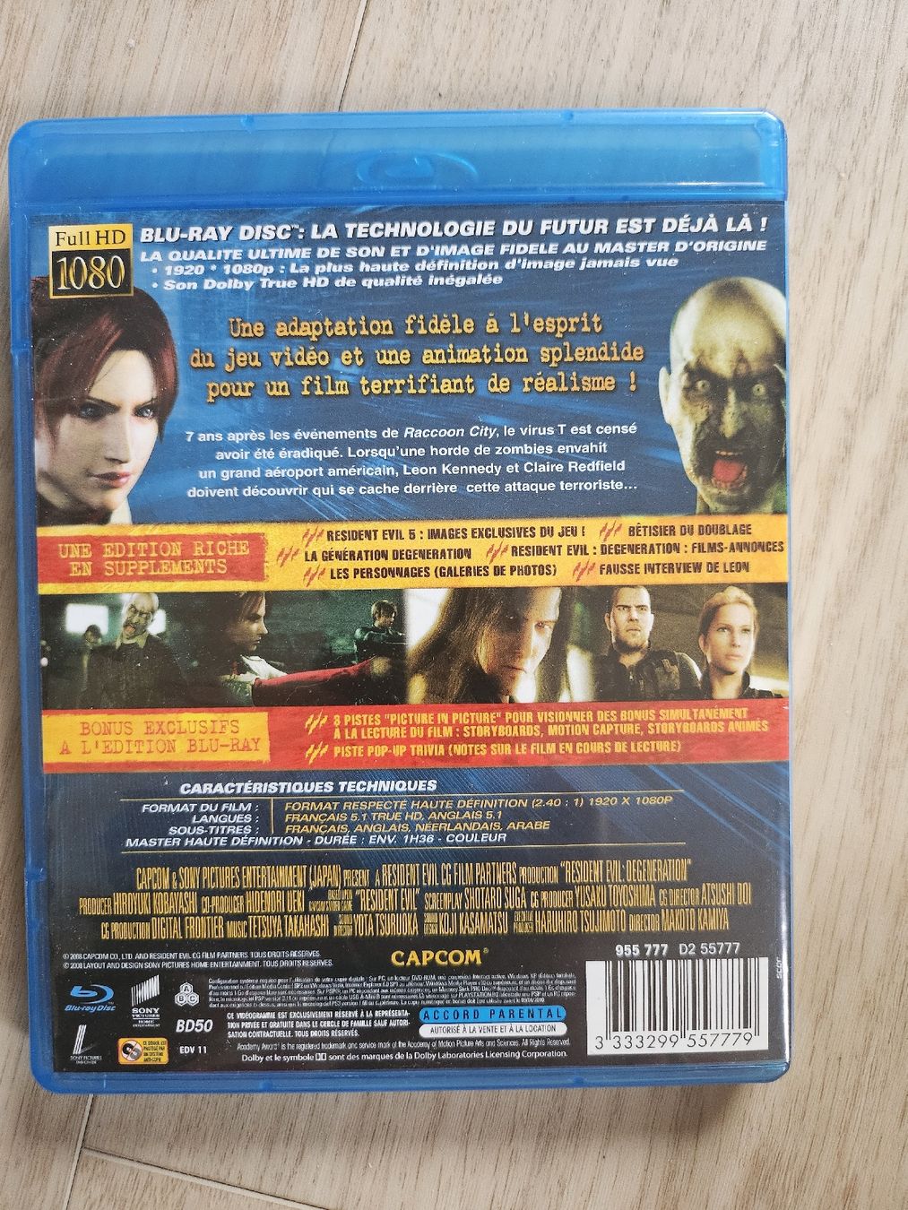 Tutti i DVDs: Resident Evil: Degeneration - Blu-Ray – Usato da La Joux FR venduto da car_ck96 2