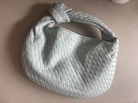 Süsse Tasche Bottega Veneta Stil hellblau