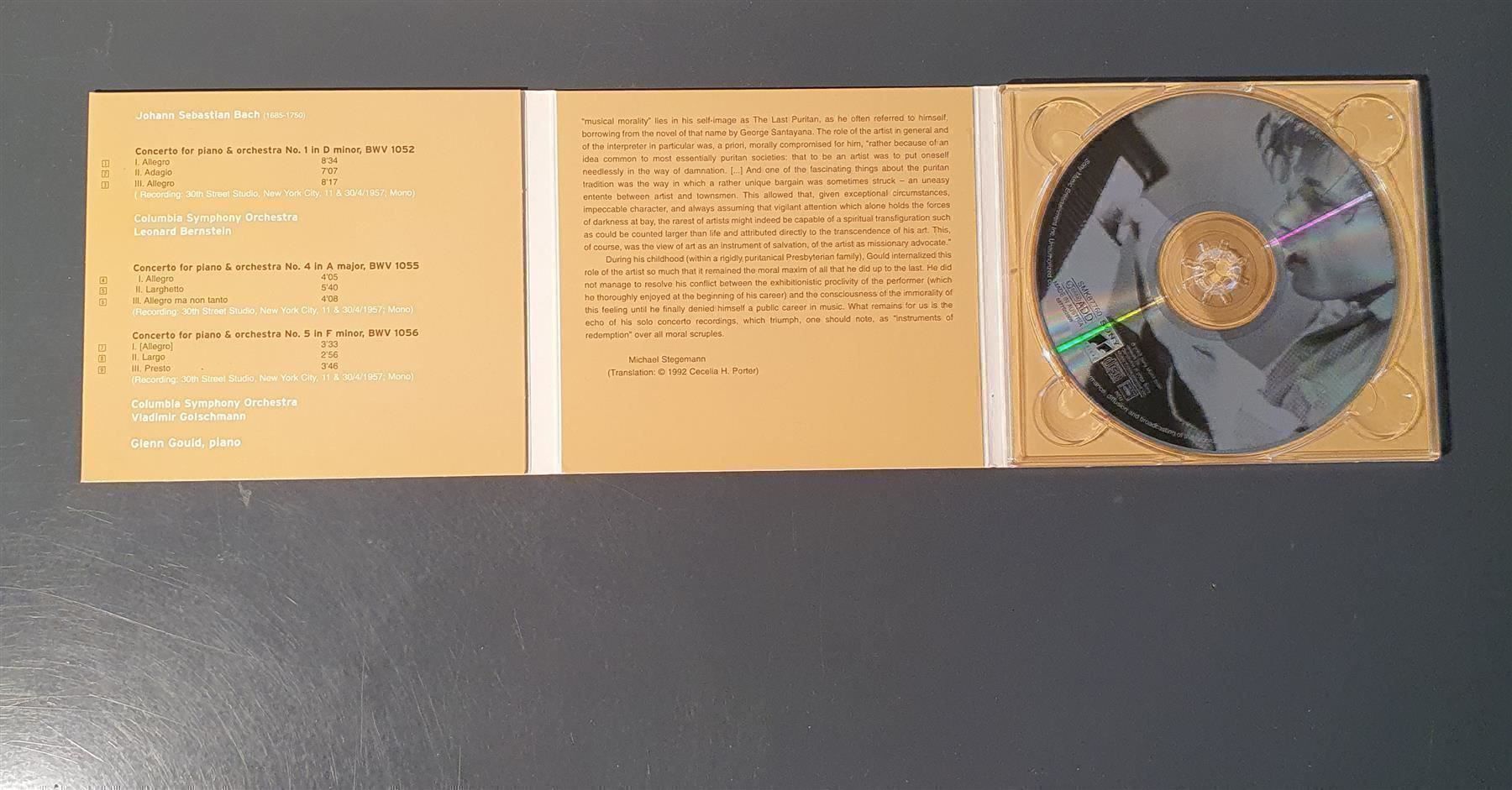 CD: Glenn Gould - Bach – Usato da Dübendorf venduto da Povo 2