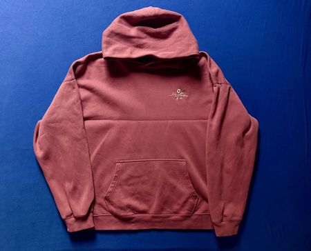 Hoodie Abercrombie & Fitch L Oversized Bordeaux