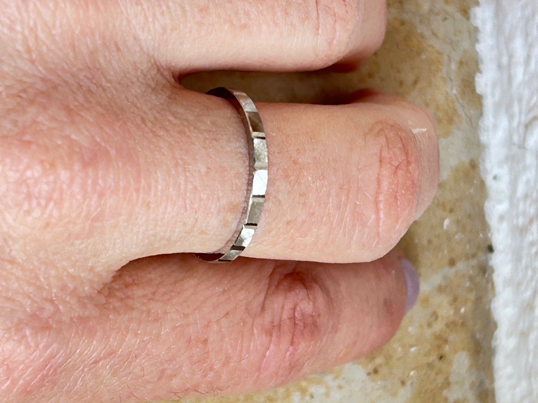 Ringe: Silberring "PARTS" schlicht (52/50) – Gebraucht aus Dittingen von Bellevista 1