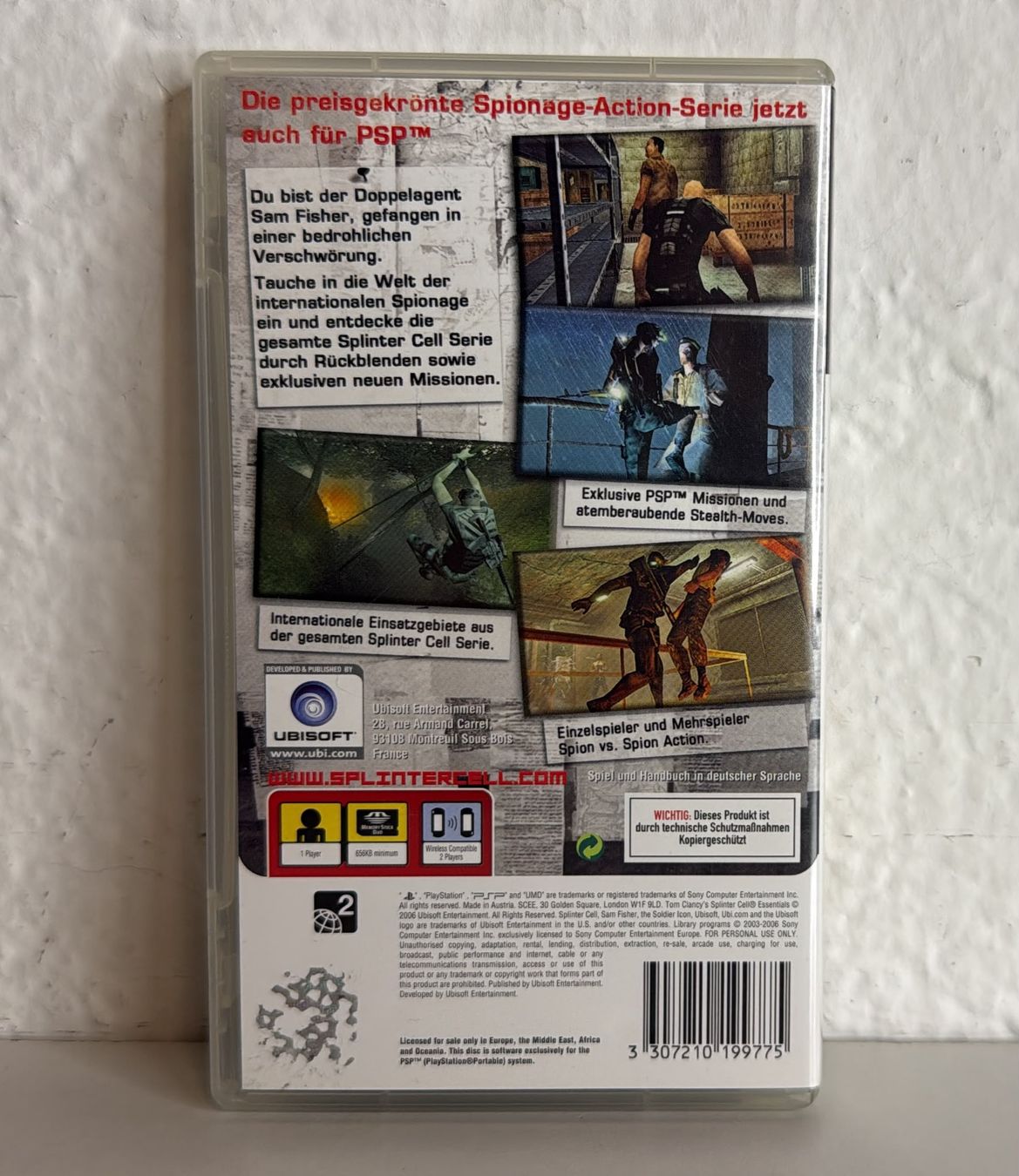 Giochi: Spiel Tom Clancy's Splinter Cell Essentials für PSP – Usato da Ehrendingen venduto da lax21 1