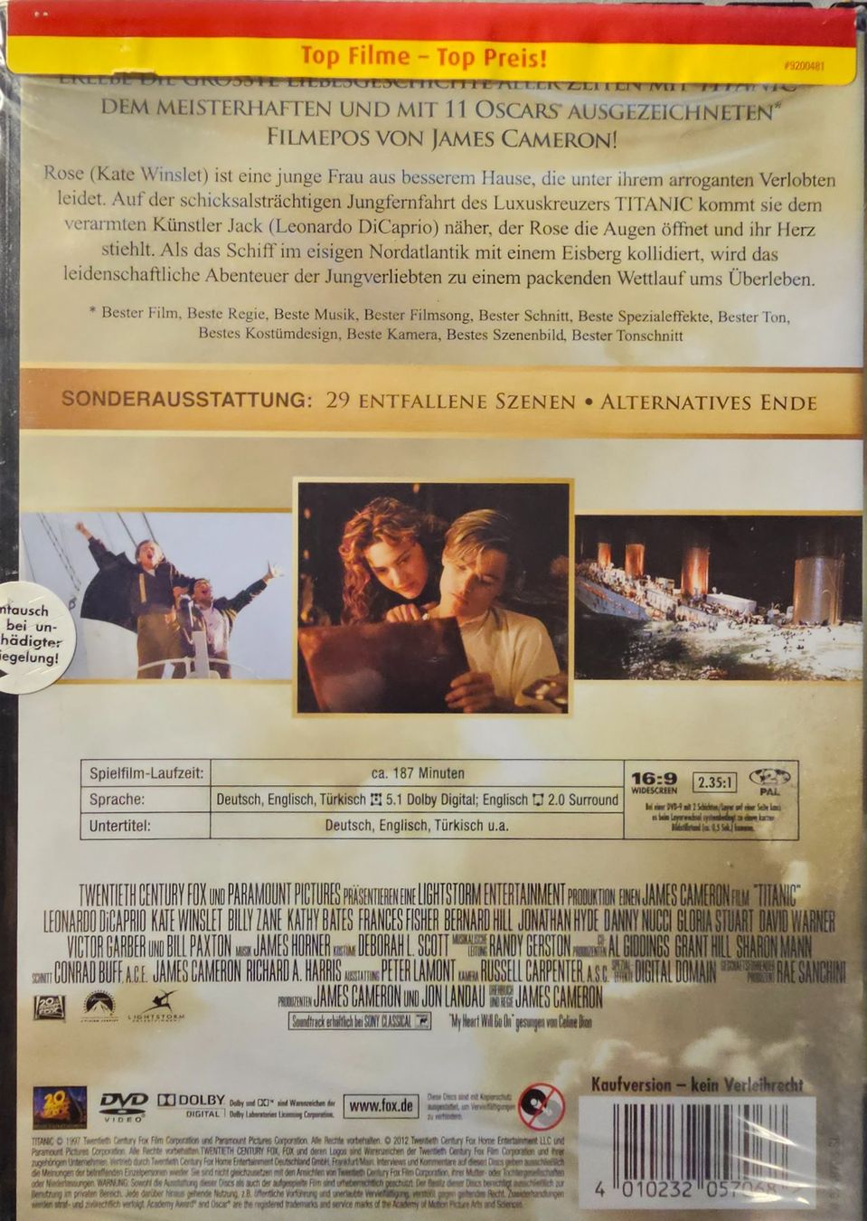Tous les DVDs: Titanic – Neuf avec emballage d'origine à Wahlen b. Laufen par Cg10 1
