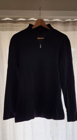 BOSS Herren Pullover, Slim Fit, Dunkelblau, Grösse L
