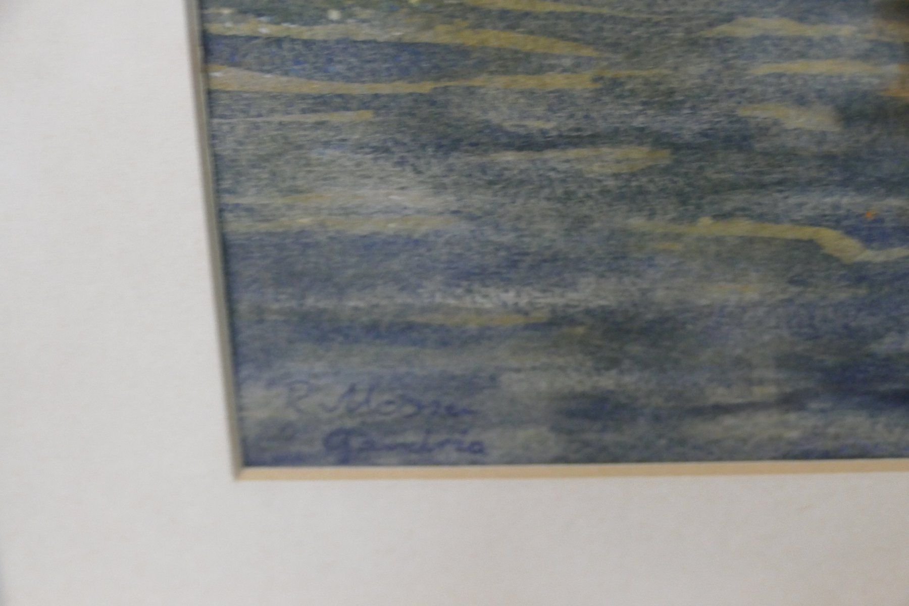 Dipinti: Aquarell R. Mooser Gandria – Usato da Bern venduto da vielerart 4