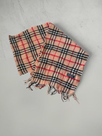 Schal Burberry Check beige guter Zustand