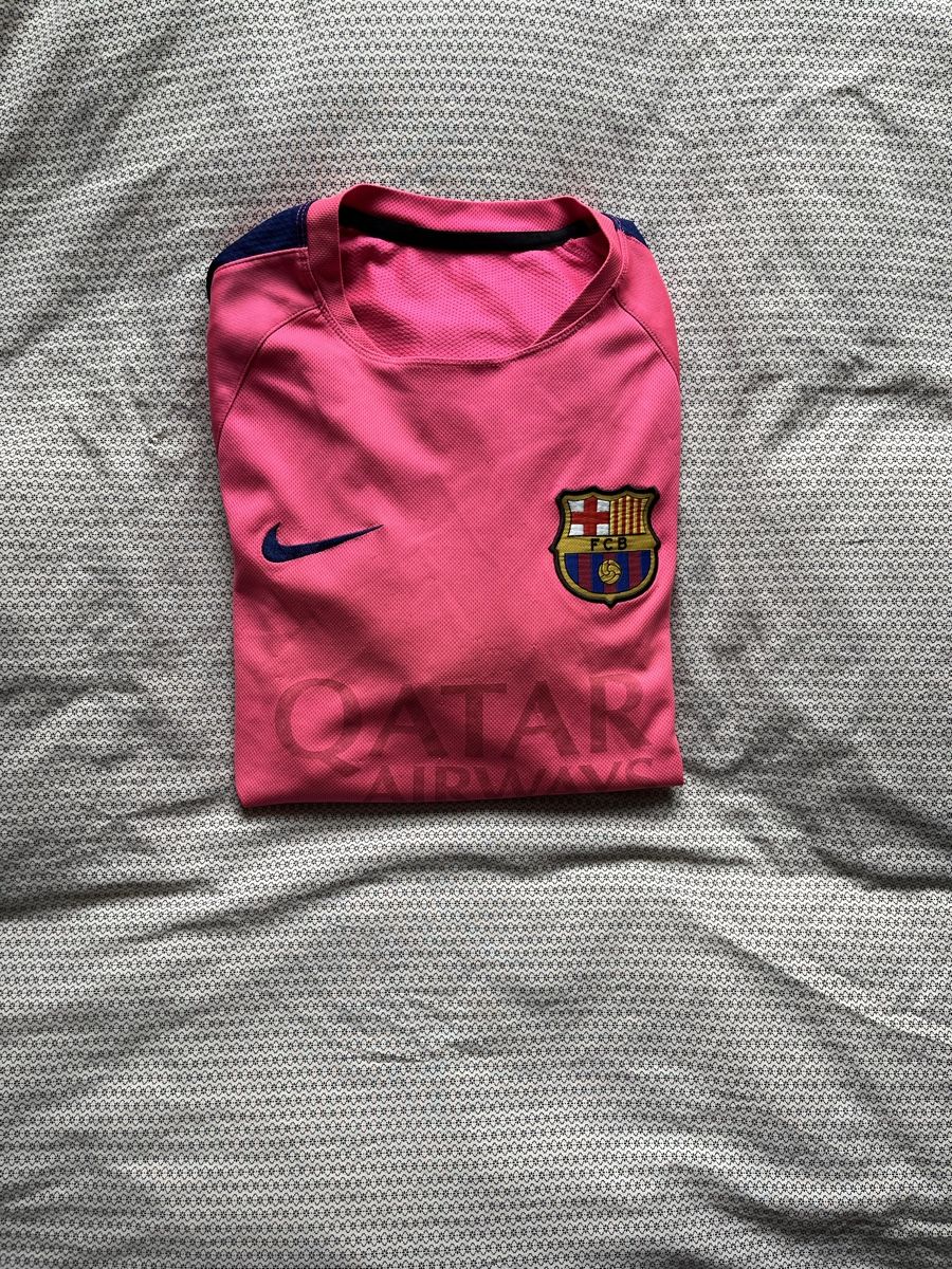 Nike Canottiere & Pantaloni: Maillot du barca rose – Usato da Moutier venduto da Kashh 2
