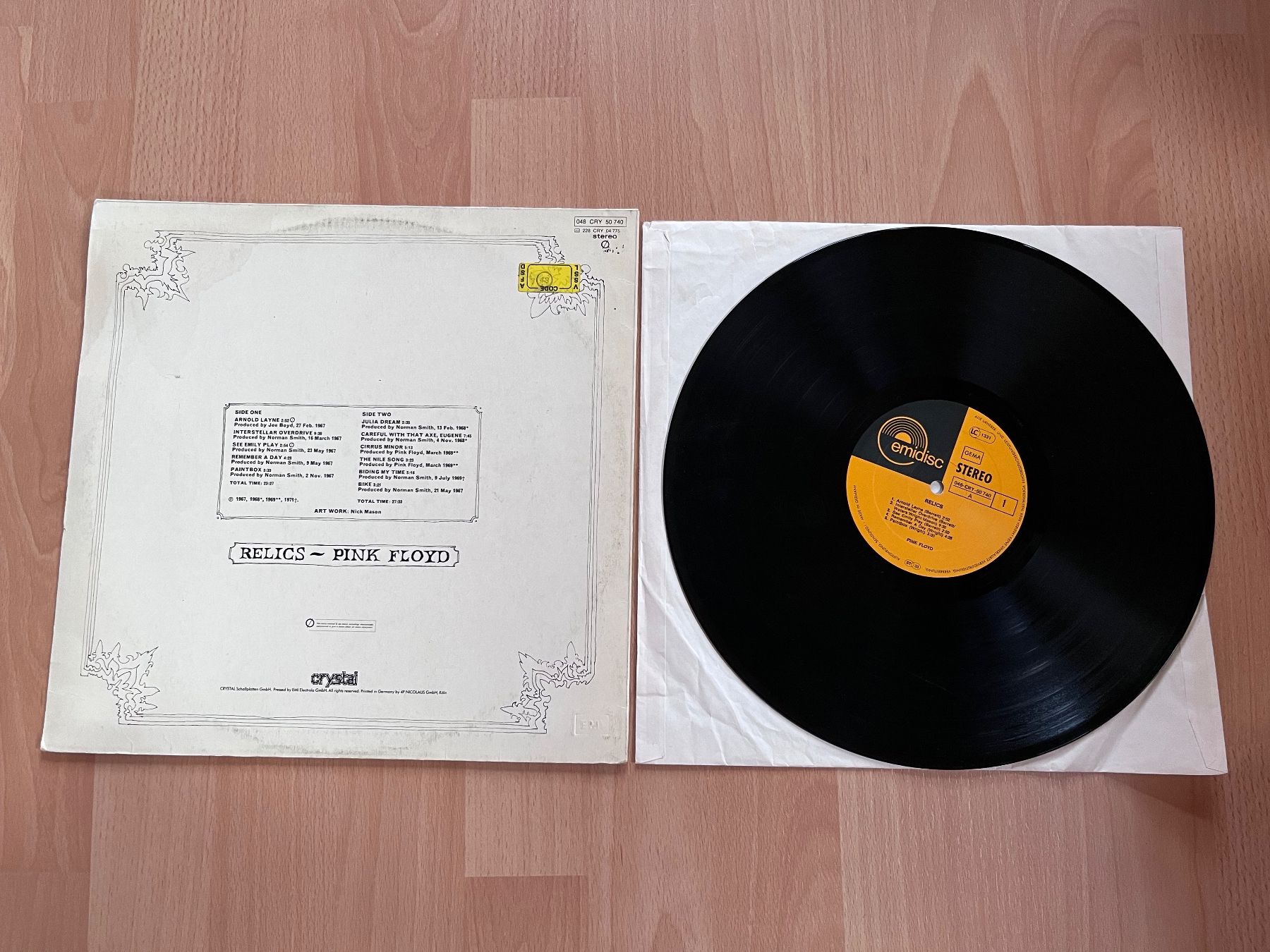 Schallplatten: Pink Floyd - Relics – Gebraucht aus Giebenach von Wurlitzer70 1