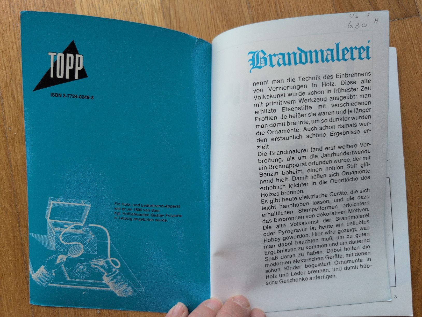 Libri: Brandmalerei Buch von Rudolf Lumm – Usato da Wädenswil venduto da HummerZH 1