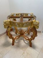 Beistelltisch / Salontisch, Holz, Echt-Blattvergoldung
