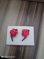 Badge Anstecker Blume Hibiskus