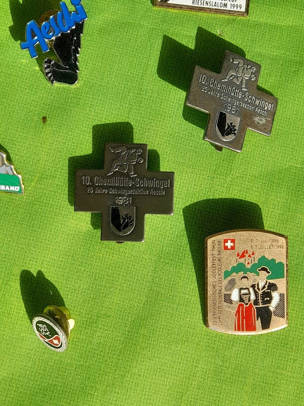 Swiss Placchette & Badge: Lot Pin`s – Usato da Aeschi b.Spiez venduto da 52_wochen 2
