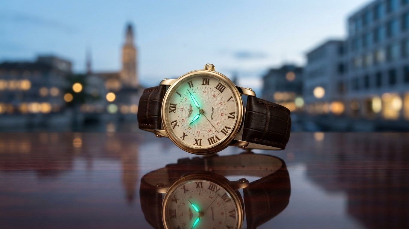 Orologi: Luxus Automatikuhr mit Box – Nuovo (secondo la descrizione) da Zürich venduto da Sarameier 4