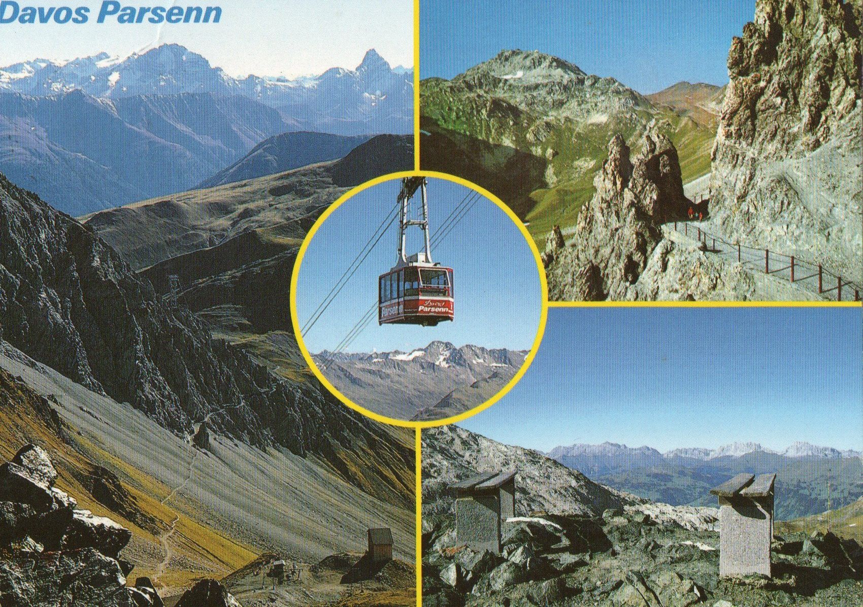 Cartoline postali: Davos Parsenn – Usato da Melano venduto da pisonsdro