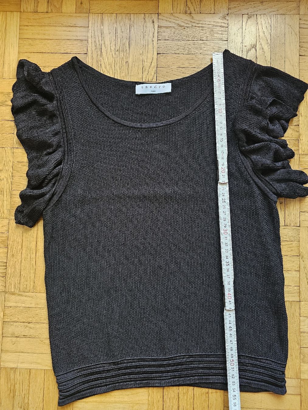 Sandro Maglioni & Felpe: Sandro black knit top – Nuovo (secondo la descrizione) da Zürich venduto da Ada2 5