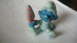 Baby Schlumpf mit Eis am Stiel Schleich 1984