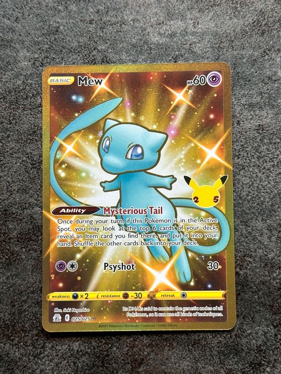 Mew Gold - Pokémon Celebrations (Gebraucht) in Kaiseraugst für CHF 39 ...