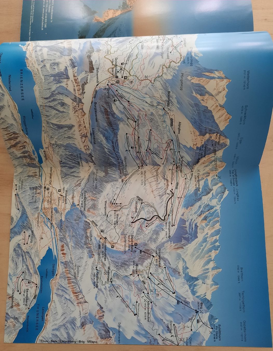 Dokumente: Jungfrau / Glanzbrochure – Gebraucht aus Zürich von secrets02 2