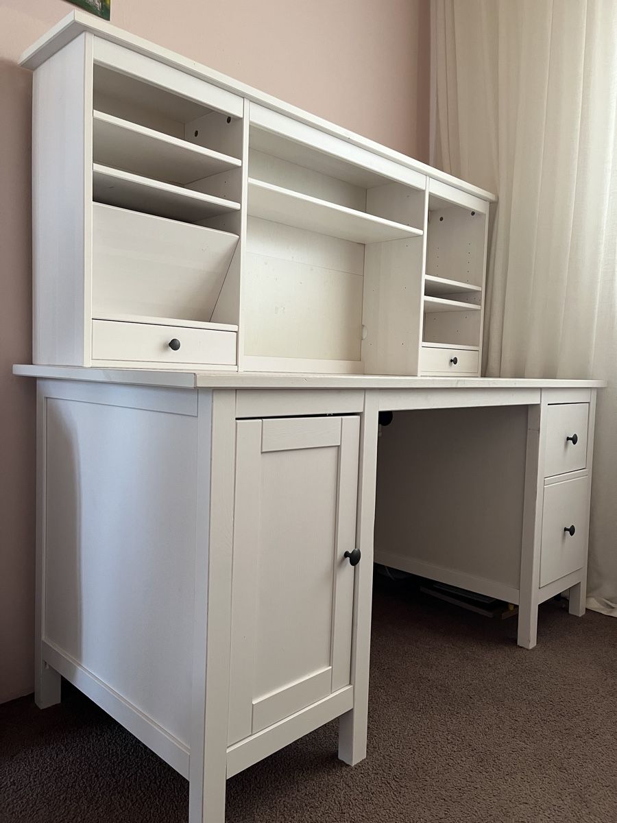 Ikea Scrivanie: IKEA HEMNES Schreibtisch weiss – Usato da Kirchberg SG venduto da Juege69 1