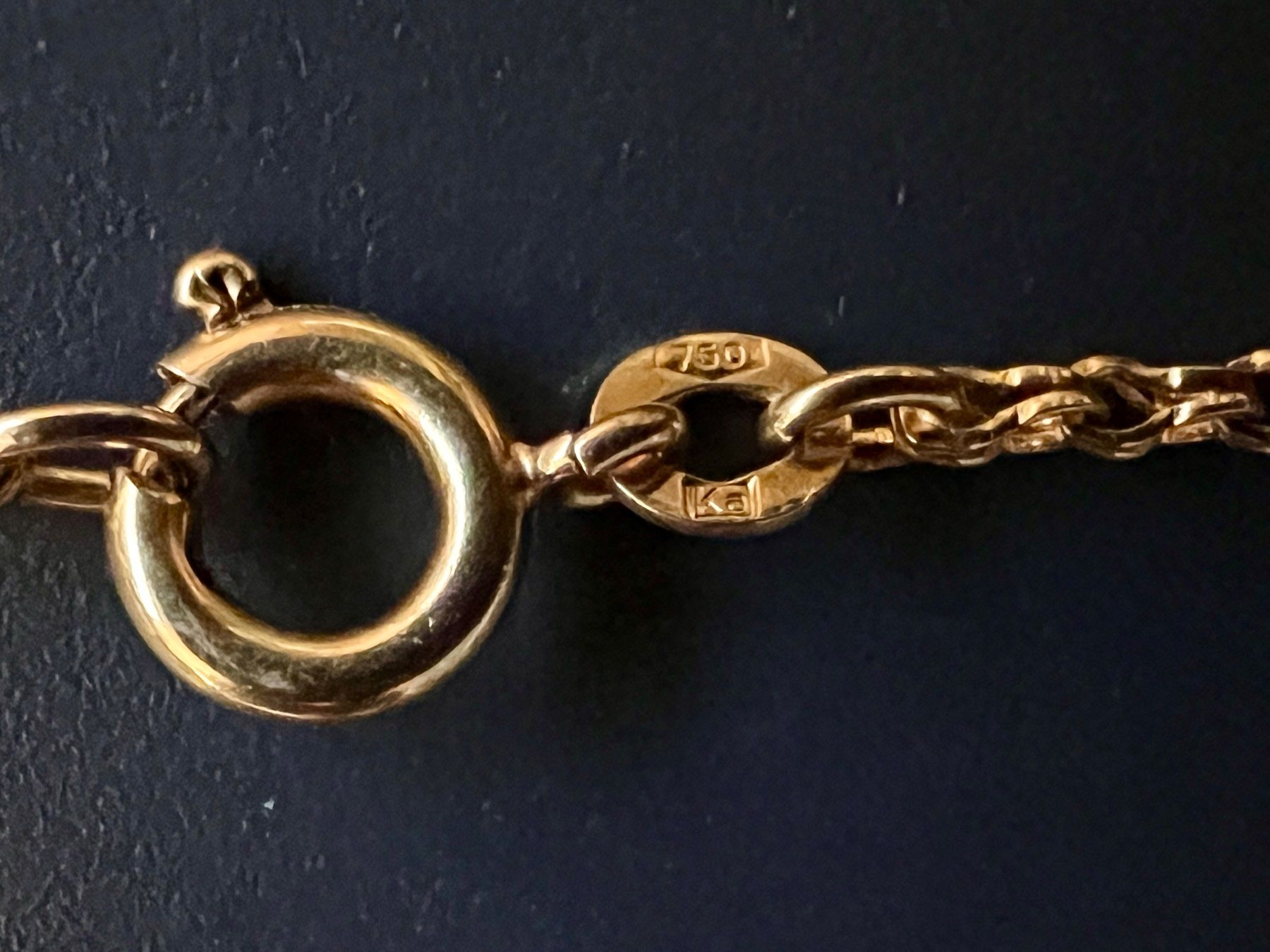 Catenine: Gold-Collier 18K mit Perlen – Usato da Chur venduto da Penting1935 3
