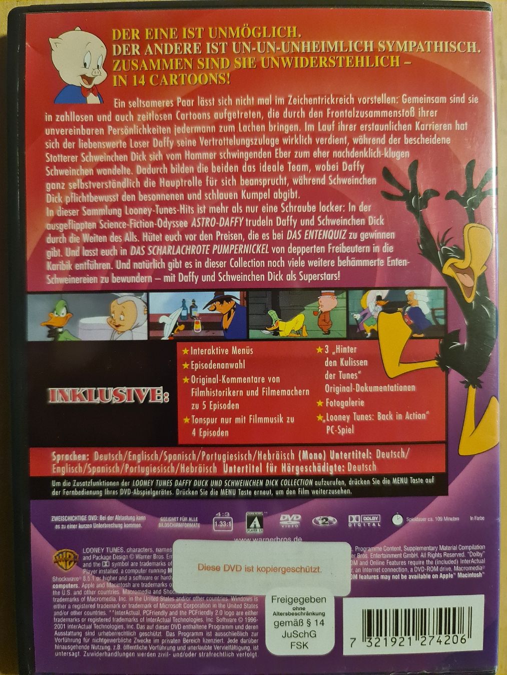Tutti i DVDs: DVD Looney Tunes 121 – Usato da Dintikon venduto da Vexi 1