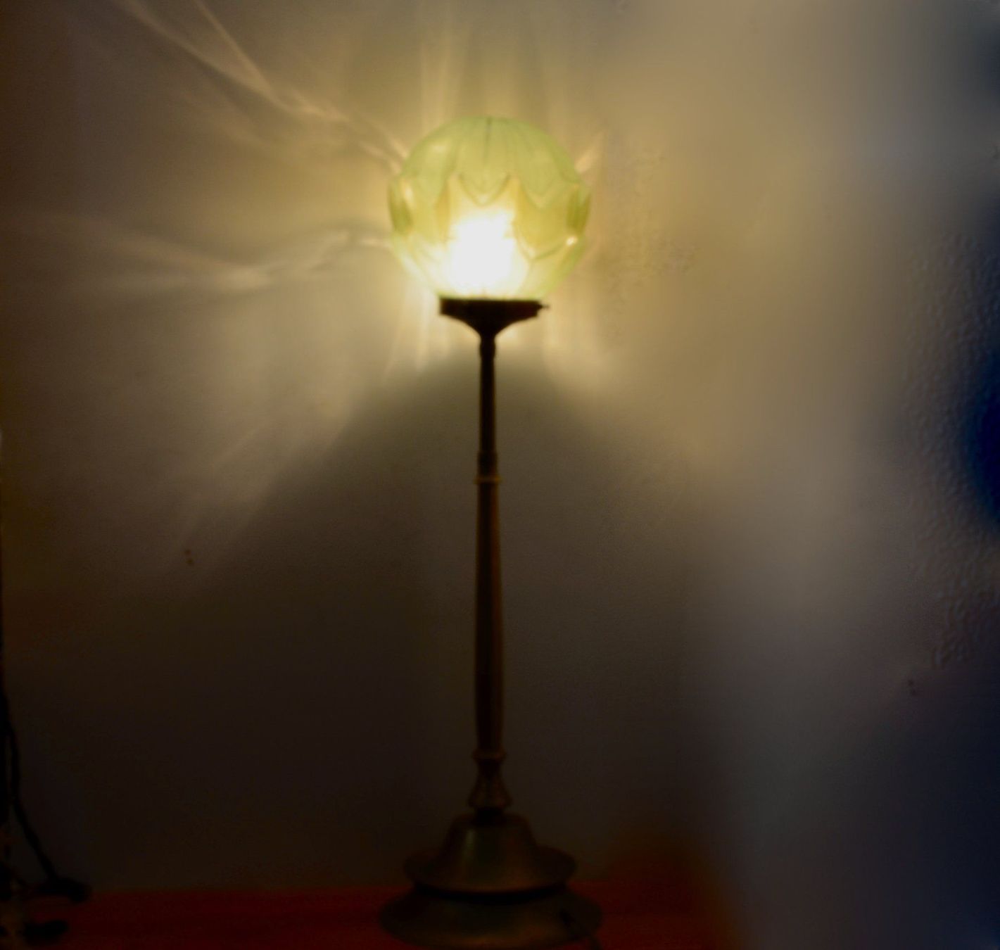 Lampade: Lampe aus Messing - erste Hälfte des 20. – Usato da Meilen venduto da glenbeigh 7