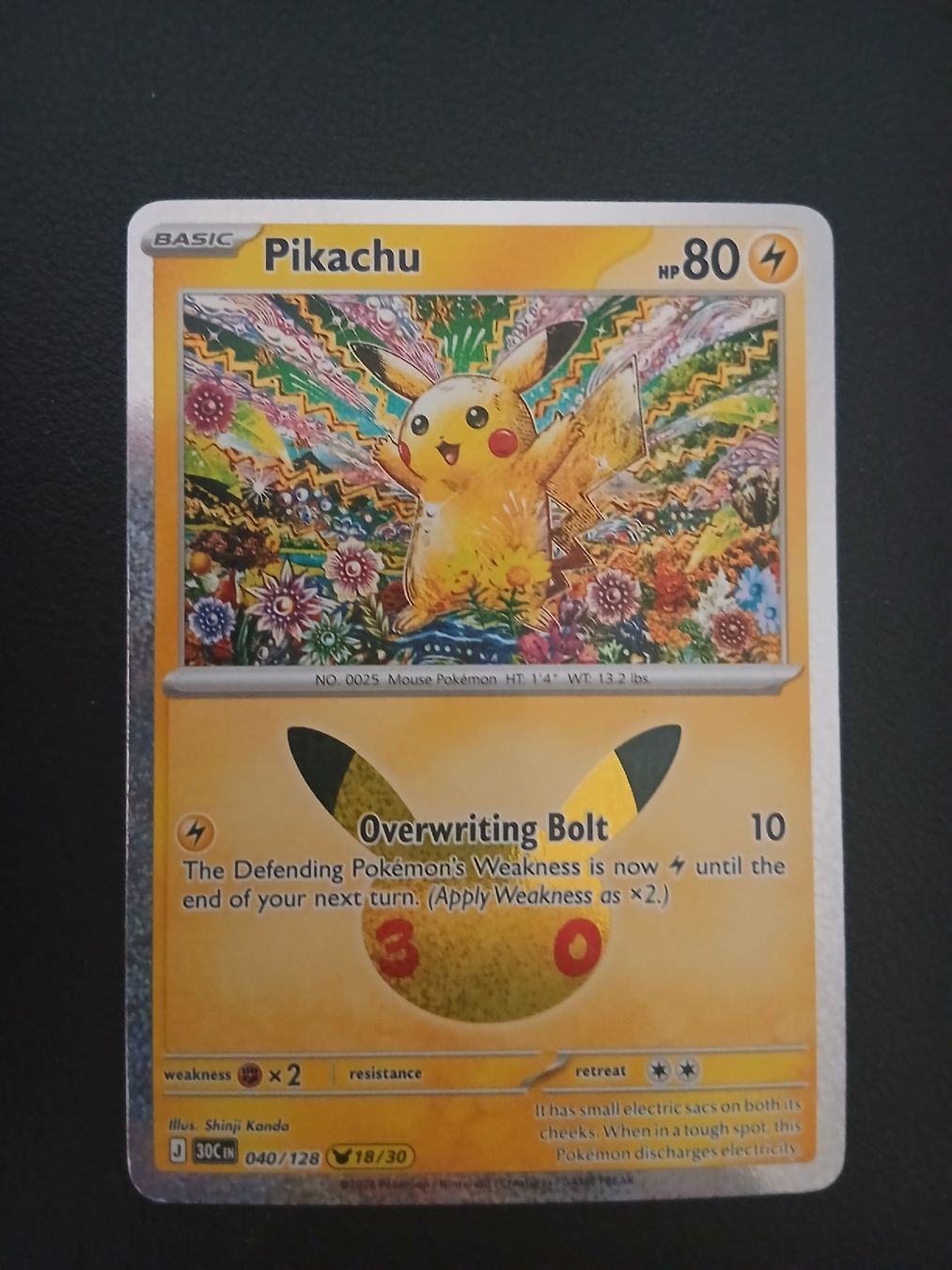 Pokémon Sammelbilder & Trading cards: Pikachu Pokémon 30th Celebration Englisch – Neu (gemäss Beschreibung) aus Regensdorf von Baba_Basar