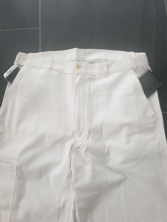 Pantaloni: Malerhose Gr 60(100%Baumwolle) – Nuovo e nell'imballaggio originale da Bischofszell venduto da badza72 7