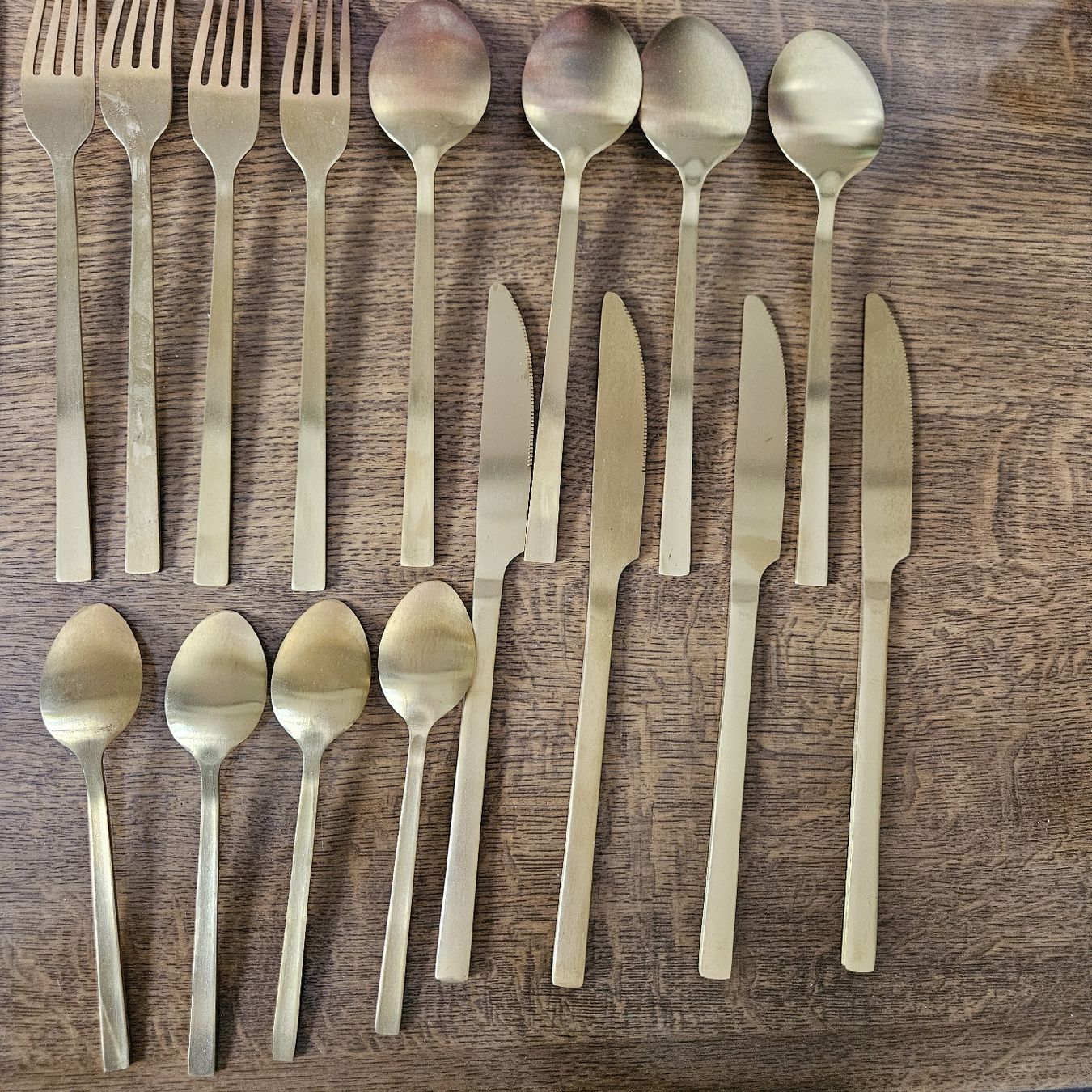 Bestecksets: Gold Besteck Set, 16 teilig – Neu (gemäss Beschreibung) aus Herrliberg von daki0017 3