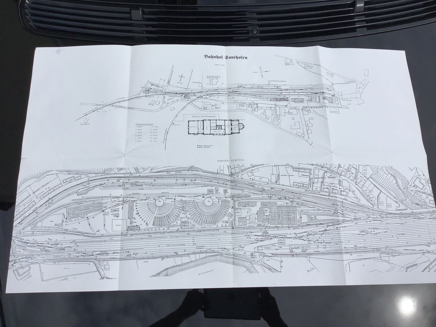 Poster & Bilder: Historische Pläne Bahnhöfe – Gebraucht aus Männedorf von Modell-Spezialisten
