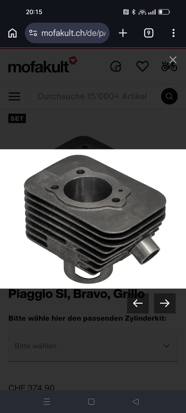 Malossi Parti ricambio per ciclomotori: Malossi Tuning-Set 43 mm | Piaggio SI, Bravo, Grillo – Nuovo (secondo la descrizione) da Ehrendingen venduto da Axe31 3