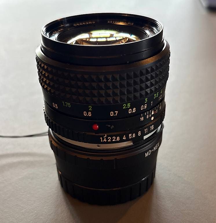 Objektive: Minolta 50mm 1.4 + e-mount adapter  – Gebraucht aus Kappel am Albis von simbiosi 1